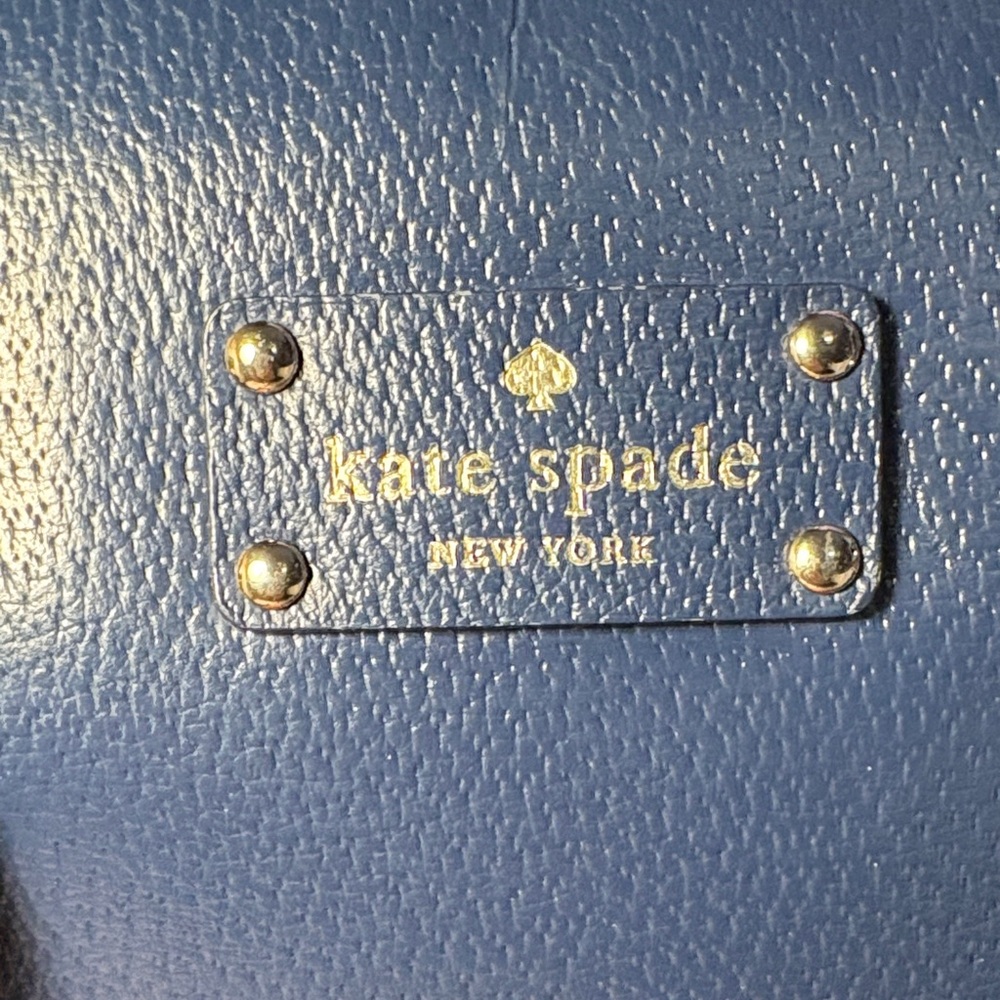 Kate Spade Navy Blue Satchel - image 2